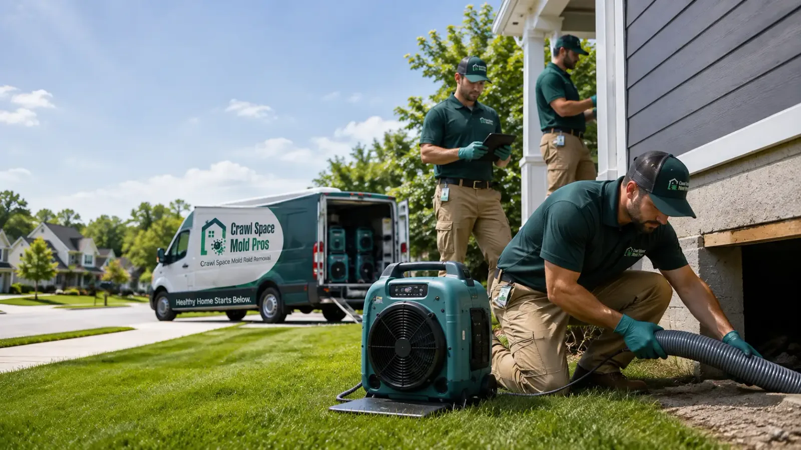 Crawl Space Mold Removal in Victoria, MN